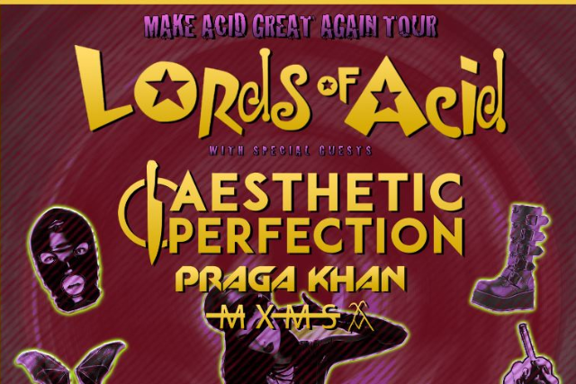 Lords of Acid, Aesthetic Perfection & Praga Khan [POSTPONED] at Paper Tiger