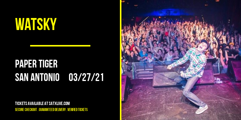 Watsky [CANCELLED] at Paper Tiger
