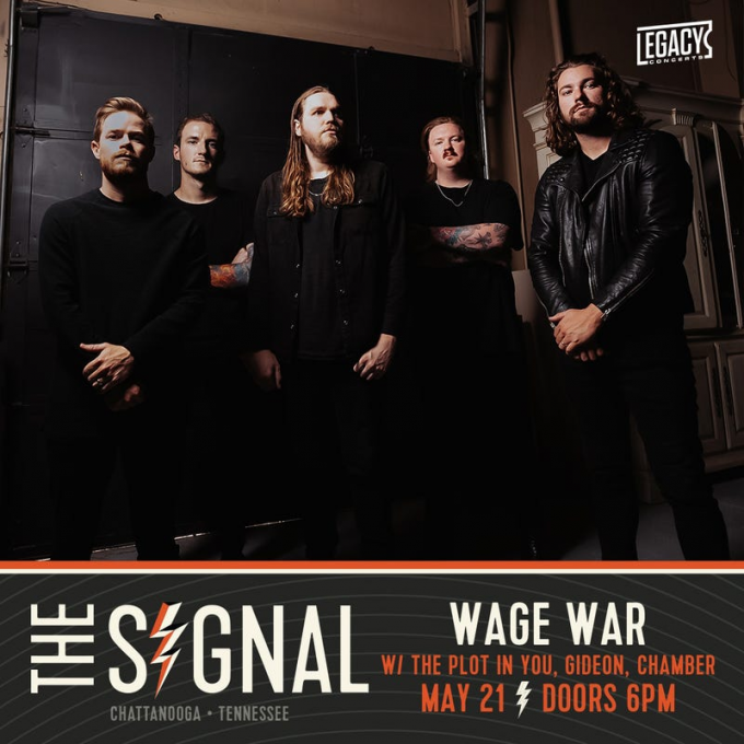 Wage War, The Plot In You, Gideon & Chamber at Paper Tiger