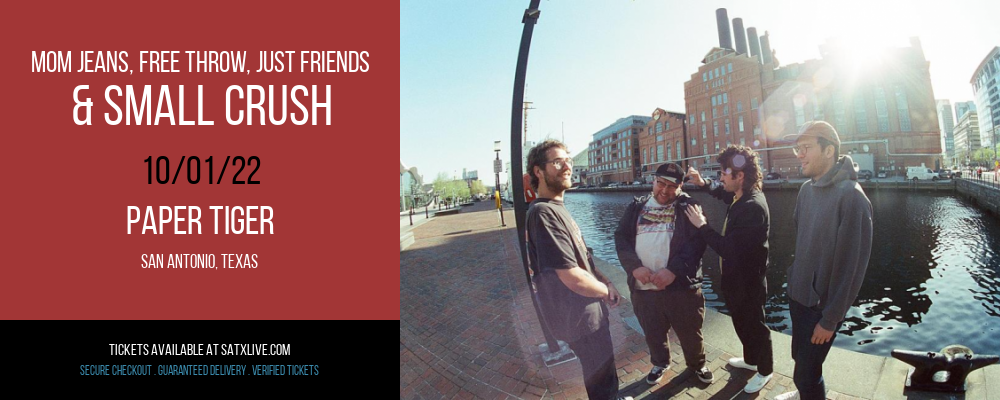 Mom Jeans, Free Throw, Just Friends & Small Crush at Paper Tiger